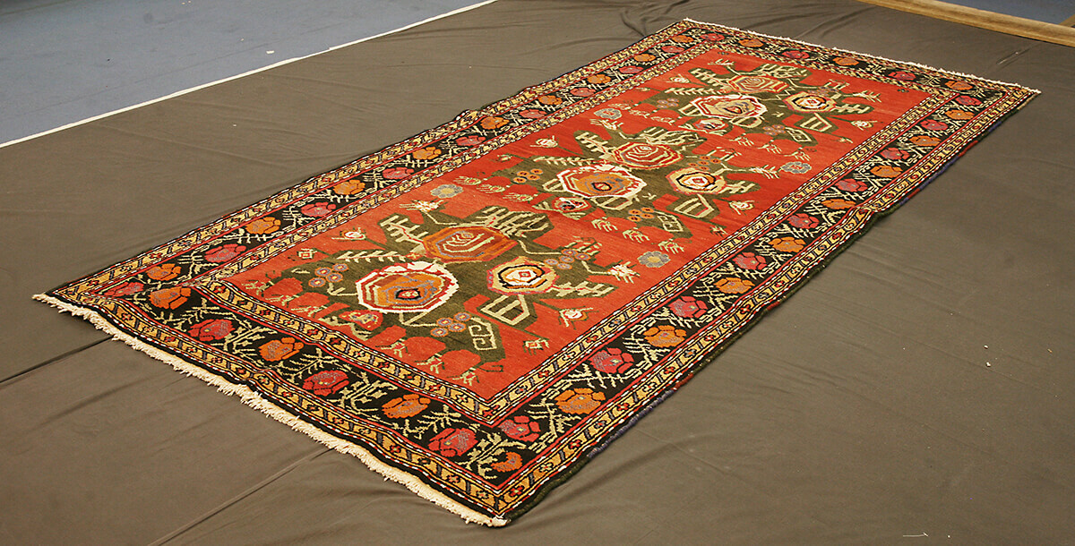 Tapis Caucasien Semi-Antique Karabakh (Qarabağ) n°:49796921